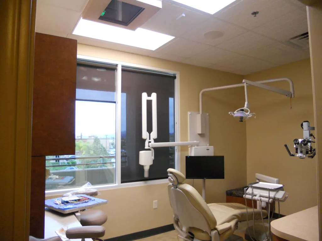 Operatory room at Rancho Endodontics in Murrieta, C